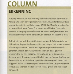 Paard &amp; Sport februari 2010 Rabobonus + ParaEquestrian Cup