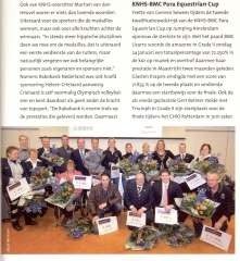 Paard &amp; Sport februari 2010 Column Jeannette