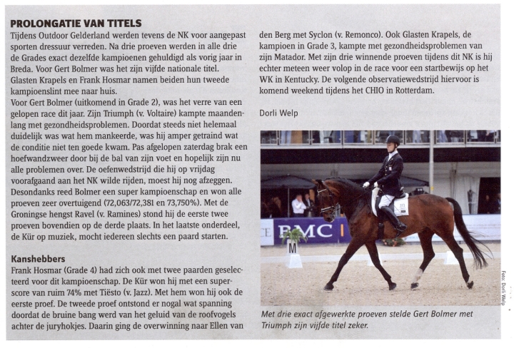 Artikel Hoefslag NK 17-06-2010