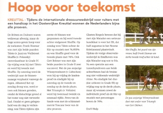 Artikel in De Hoefslag