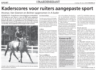 Artikel in de Paardenkrant