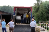 Laden paarden in Liempde