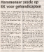 Artikel TC Tubantia 28 augustus
