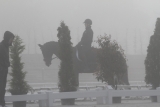 Vorman Deauville 2011 Miek losrijden in mist