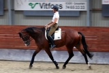 Miranka en Winny aan het trainen tijdens de tussenstop in Denemarken